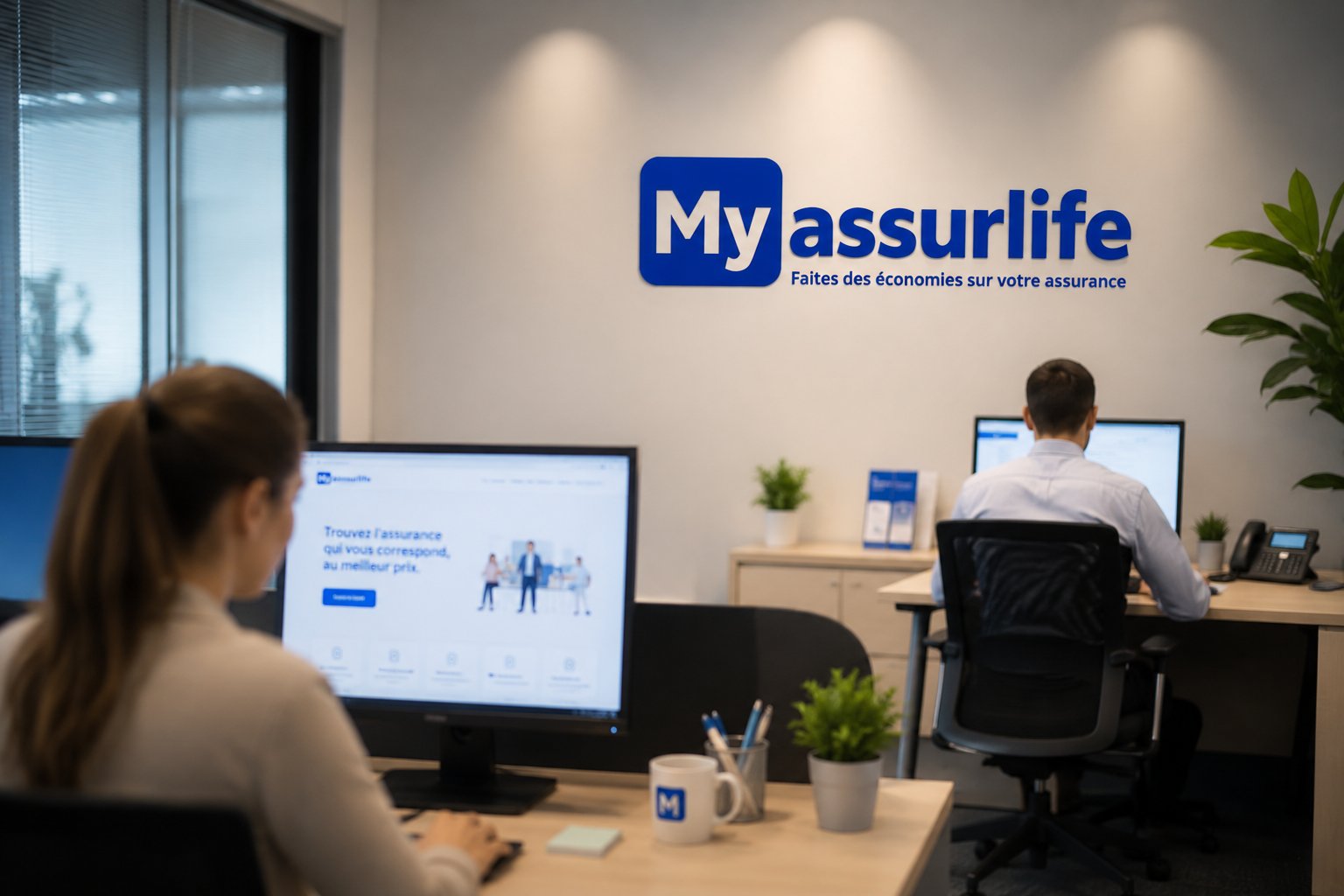 L'équipe myassurlife au bureau